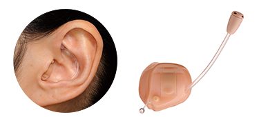 マイク分離型 補聴器装用時